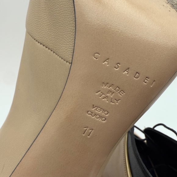 CASADEI BLADE HEELS NUDE BLADE SIZE 11 - Picture 9 of 10